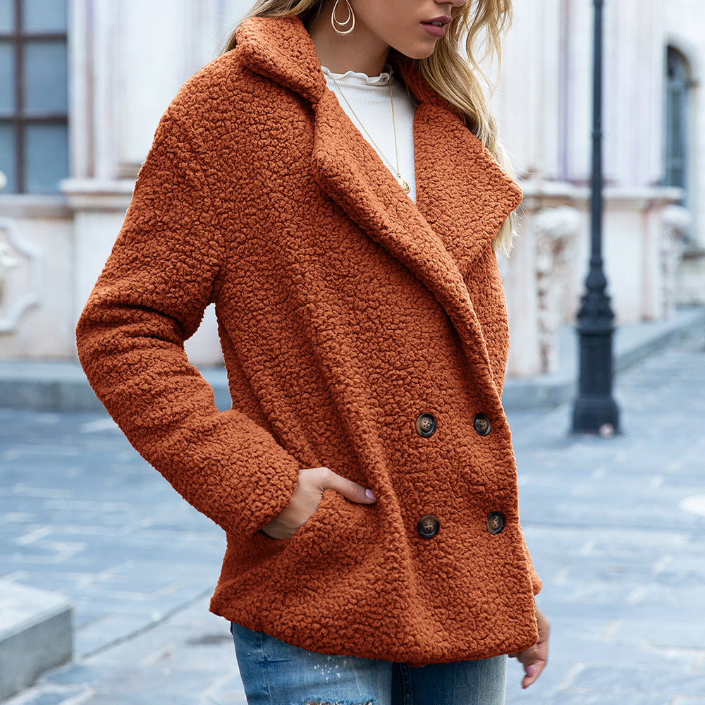 TEDDY BUTTON JACKET