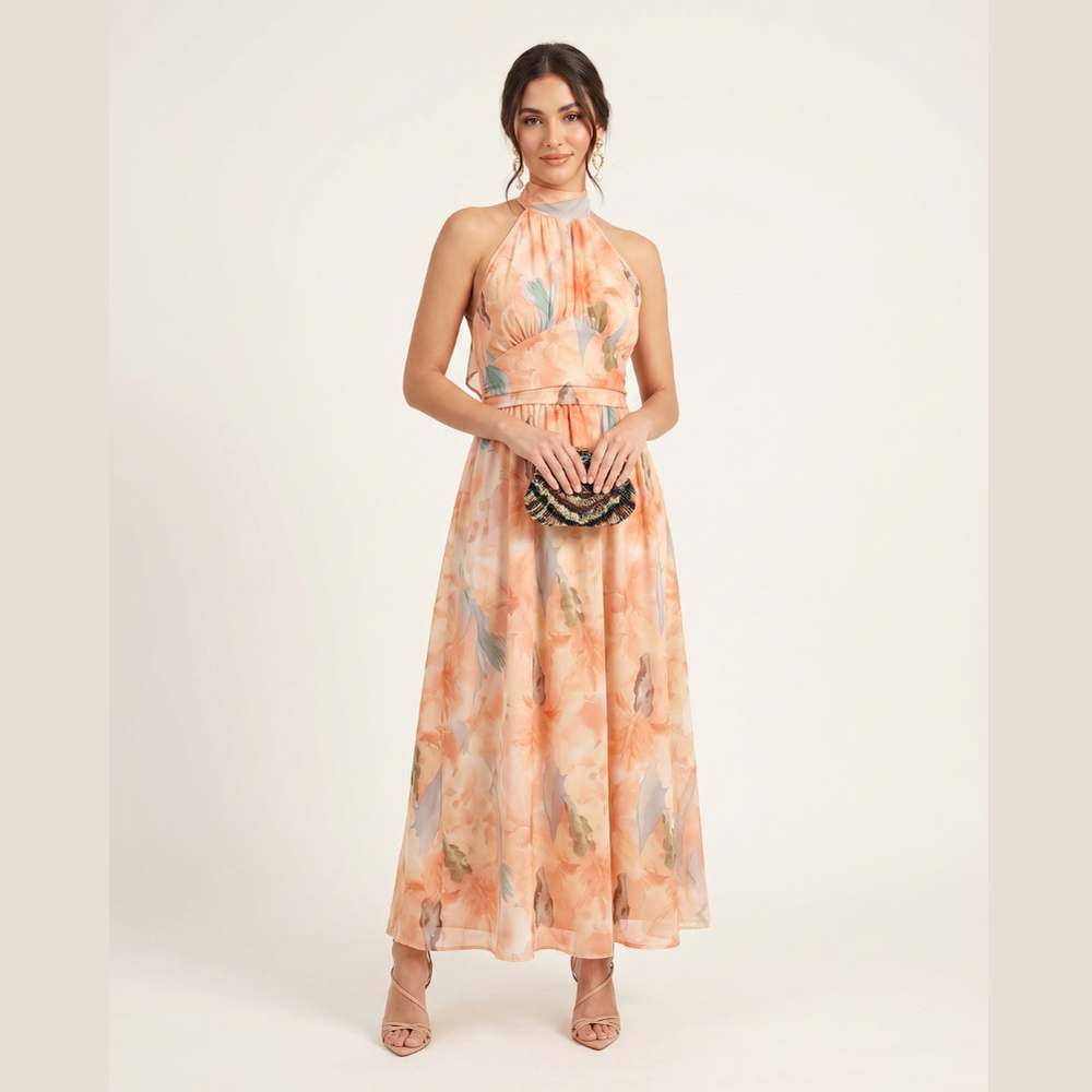 Elvira™ I Peach-Hour Dress