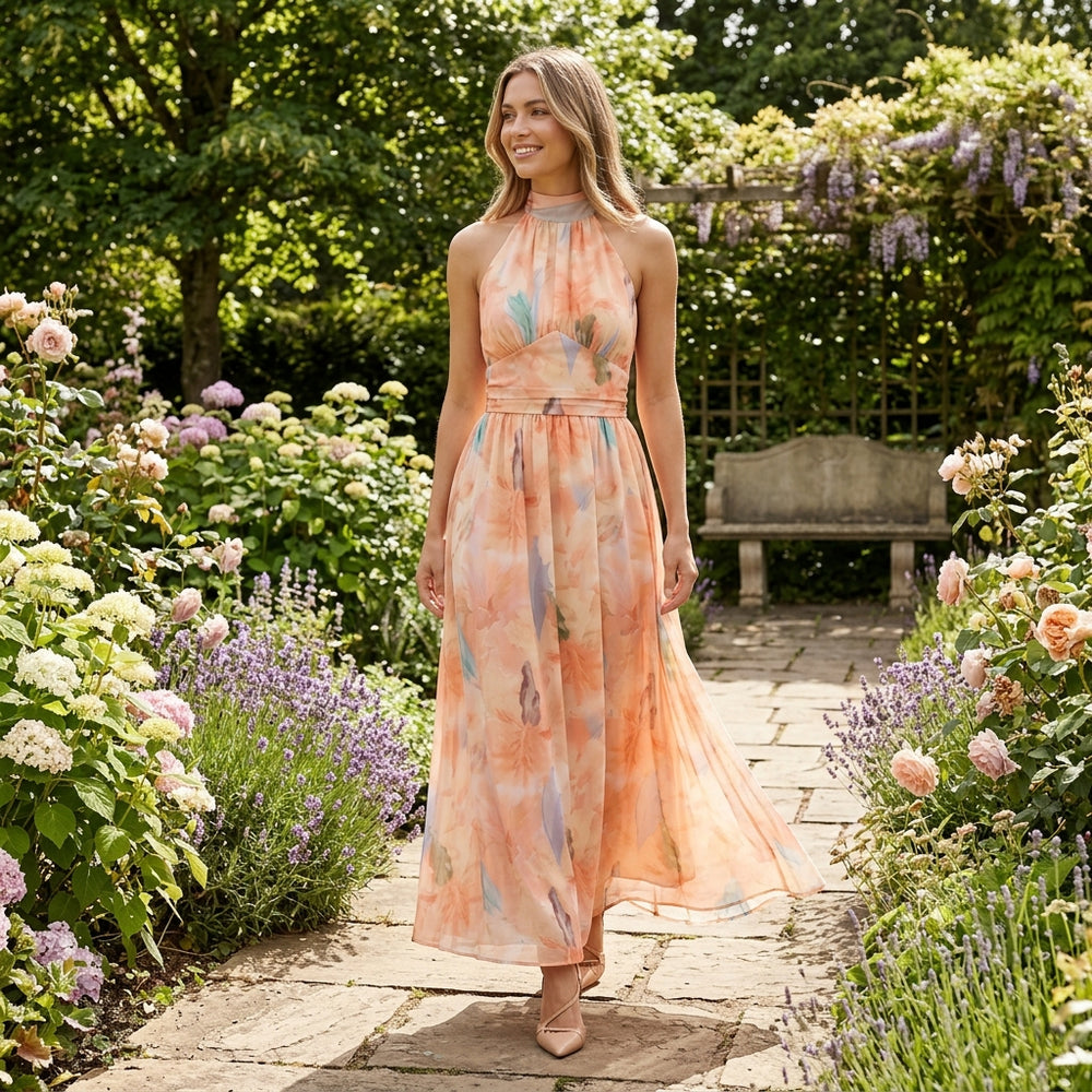 Elvira™ I Peach-Hour Dress