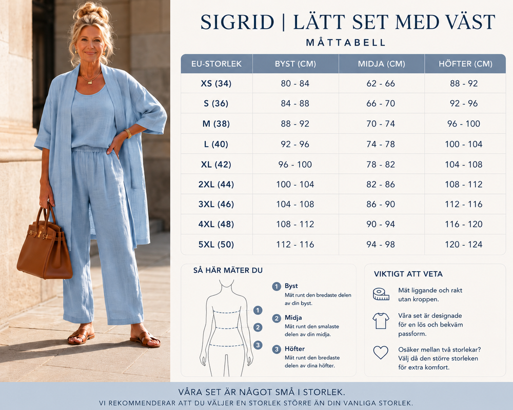Sigrid™ | Lättviktsset med kofta