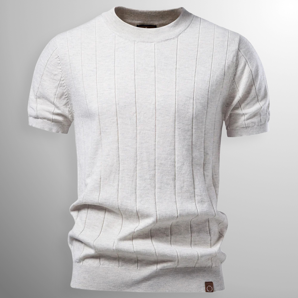 Luca | Lyxig ribbad t-shirt
