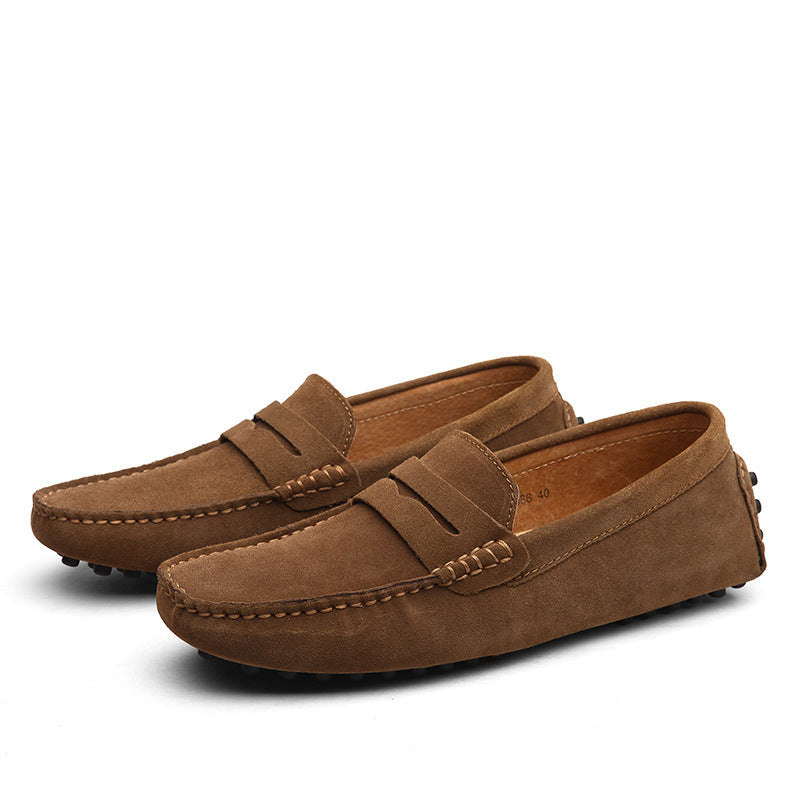Suede Boat Loafers
