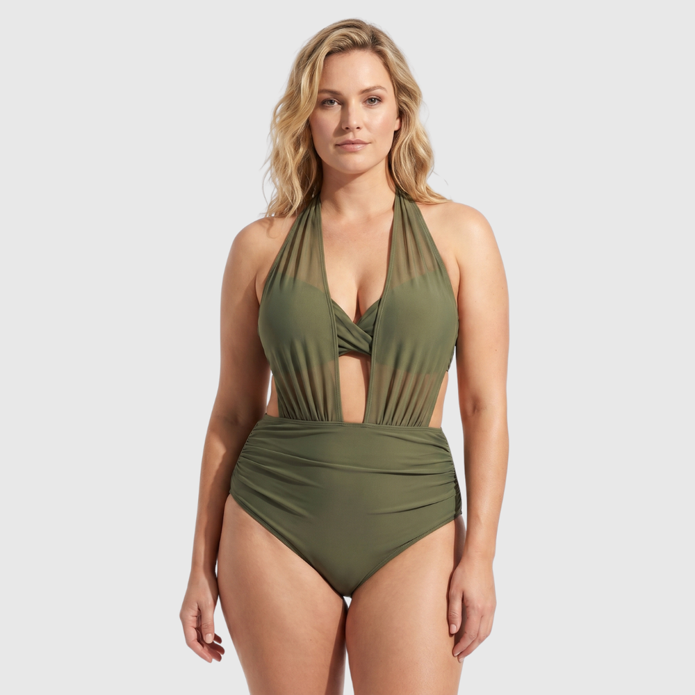 Freja™| 2-i-1-bikini med hög midja och magkontroll