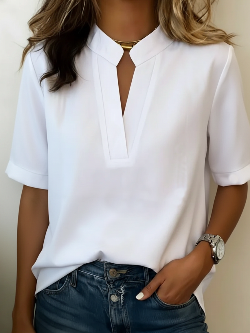 Lovisa™ – Bekväm V-ringad T-shirt