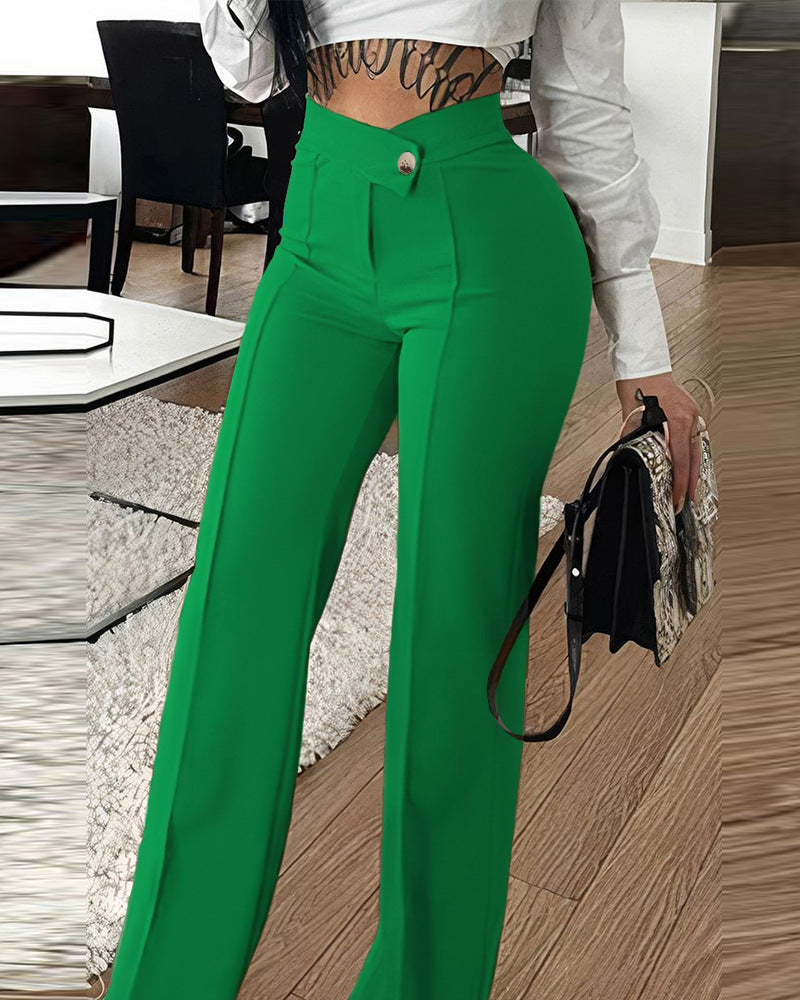 MODERN CLASSIC BUCKLE PANTS